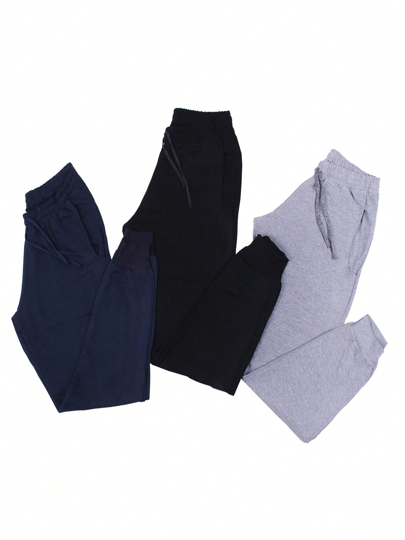 Kit 3 Men's Basic Sports Sweatpants