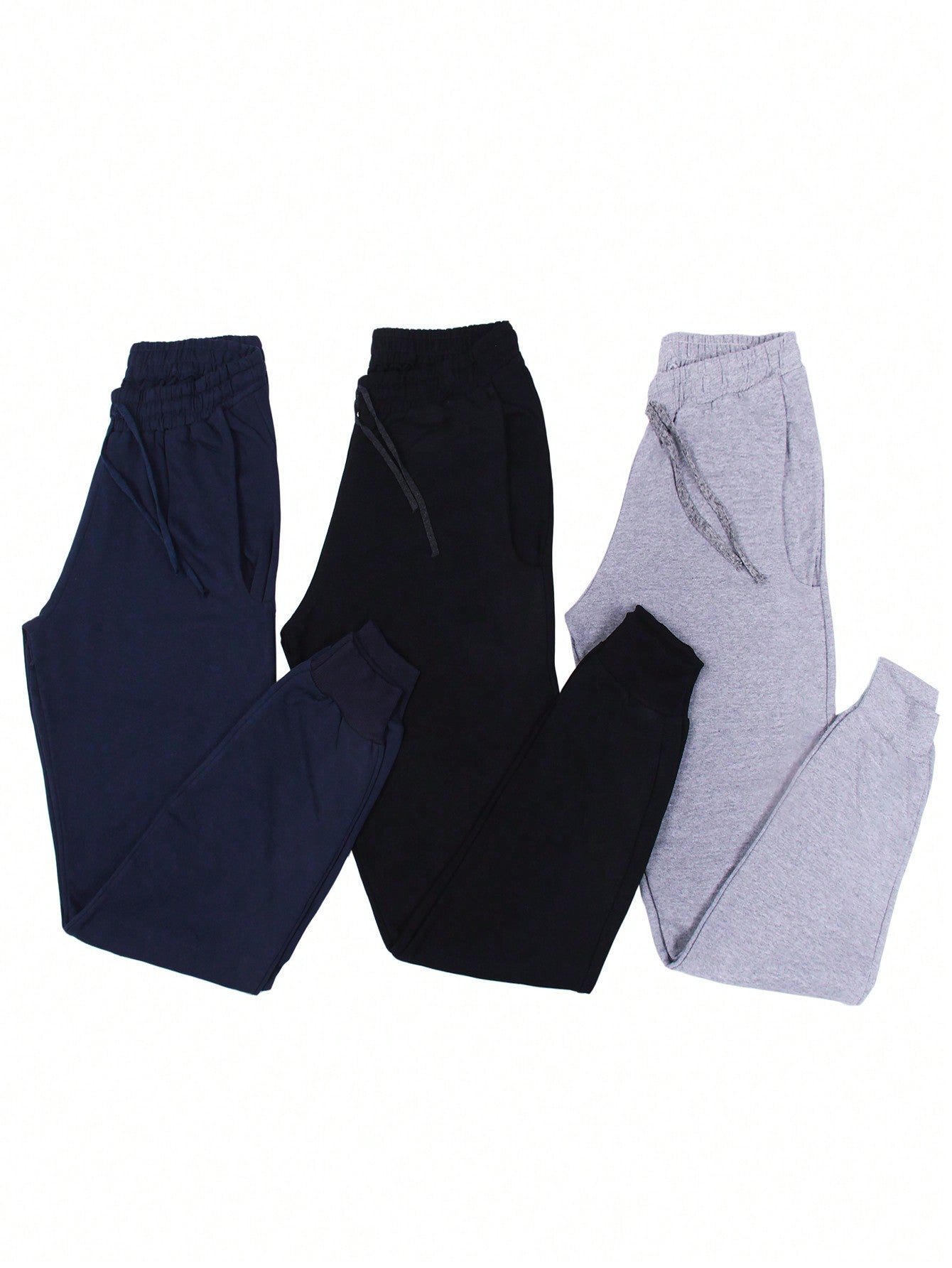 Kit 3 Men's Basic Sports Sweatpants