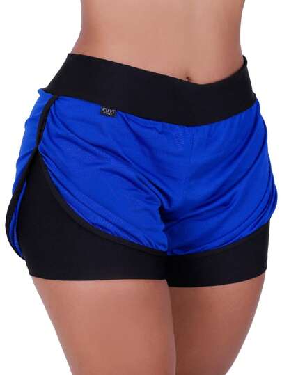 Short feminino Academia Fitness Dry-Fit