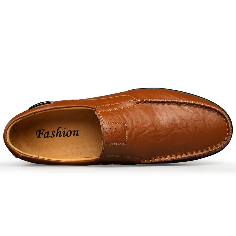 Moscow DZAG genuine leather moccasin shoe