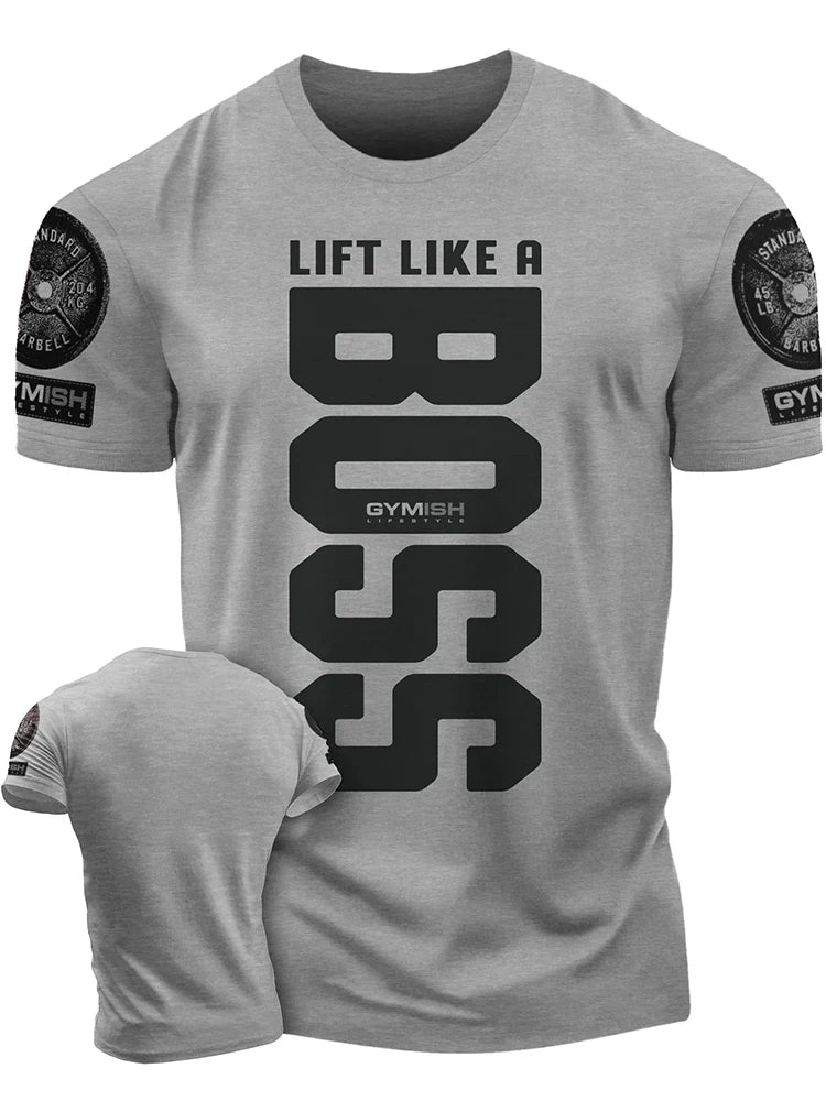 Men's 3D print gym t-shirt