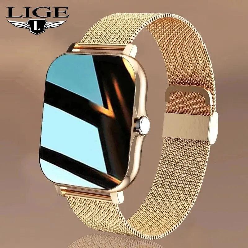 Smartwatch Relógio inteligente Feminino Android/IOS Lige - AGUILERA FASHION