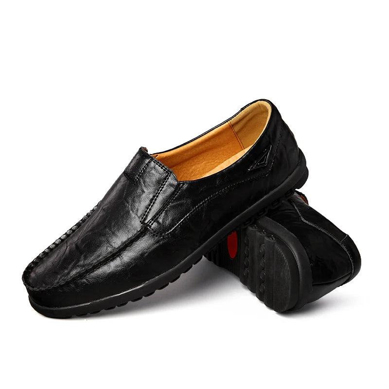 Moscow DZAG genuine leather moccasin shoe