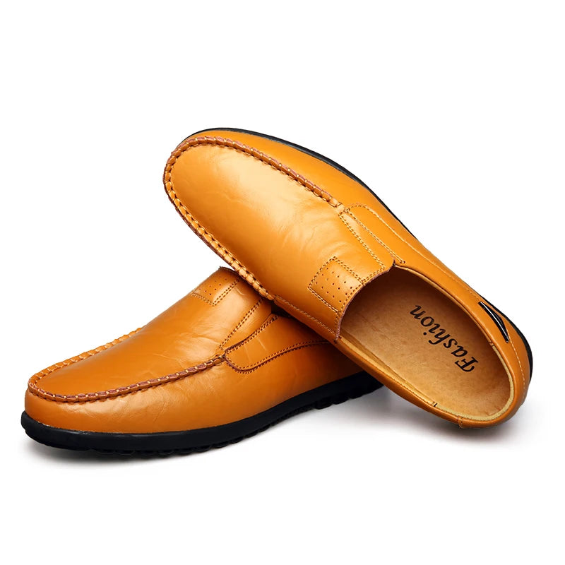 Moscow DZAG genuine leather moccasin shoe