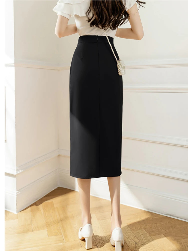 German skirts in high-waisted chiffon fabric Berlin