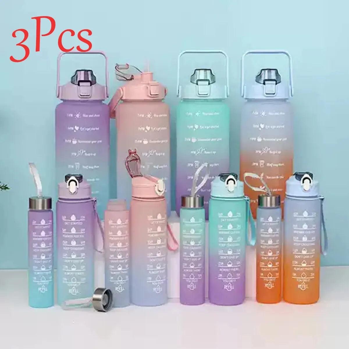 Kit 3 garrafas 2L 900ml 300ml - AGUILERA FASHION