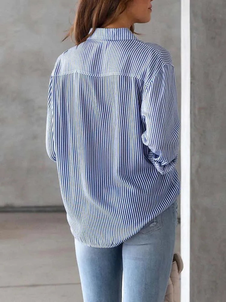 Camisa suiça feminina casual Zurique - AGUILERA FASHION