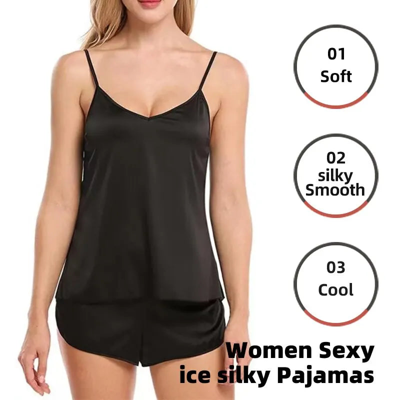 Pijama camisole a shorts Aguilera - AGUILERA FASHION