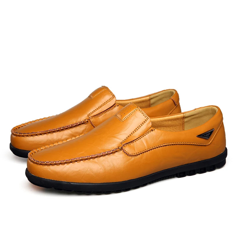 Moscow DZAG genuine leather moccasin shoe