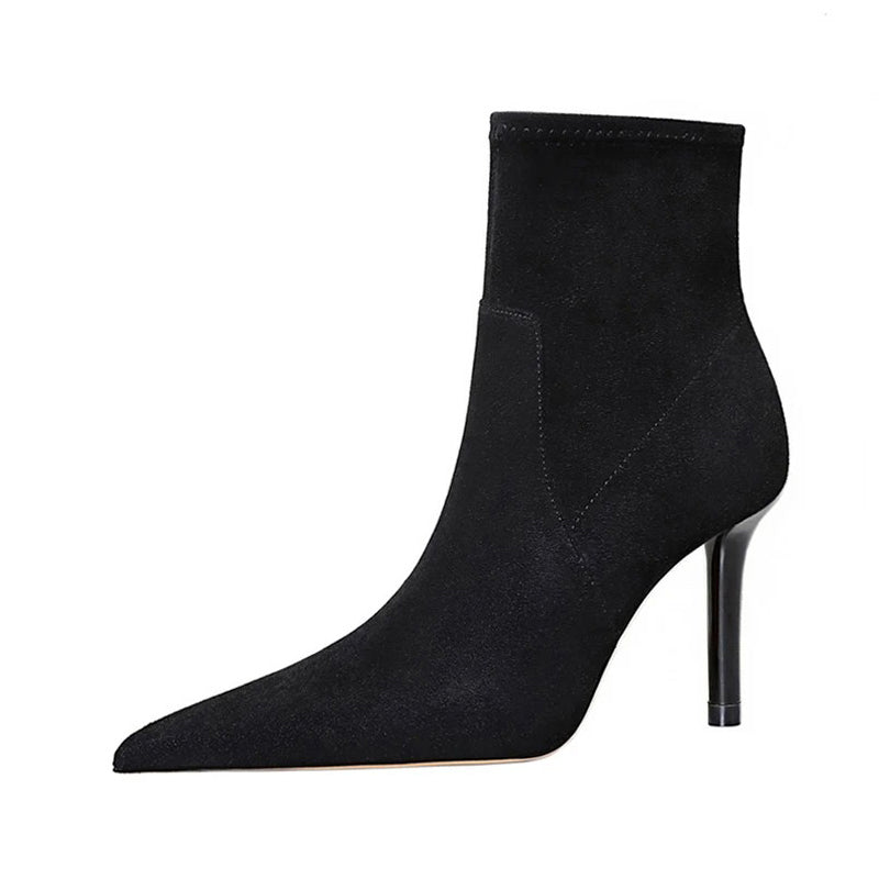 Aguilera pointed toe heel boot