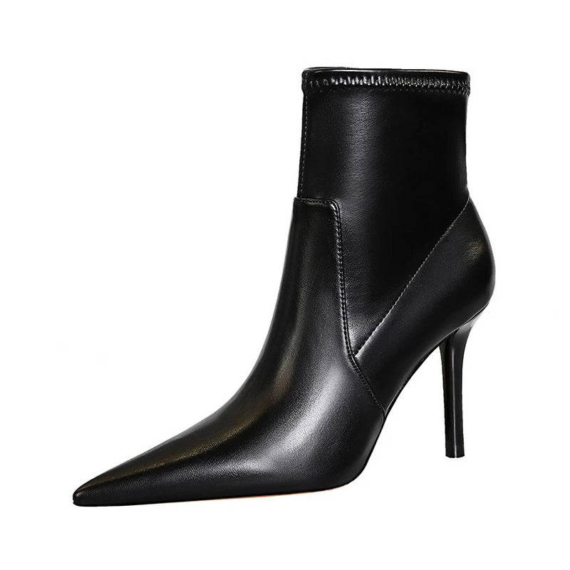 Aguilera pointed toe heel boot